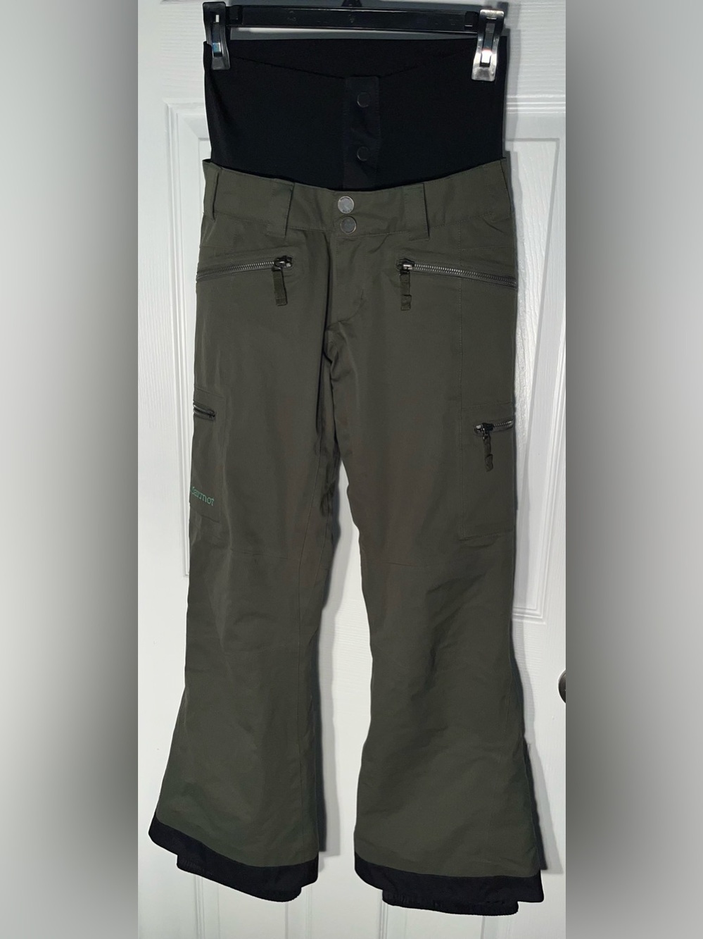 Women’s Marmot Ski Snowboard Pants Insulated Pro Size XS Olive Green